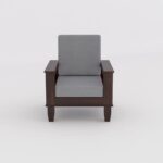 Sheesham Wood Sofa Set 1 Seater - Image 19