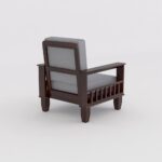 Sheesham Wood Sofa Set 1 Seater - Image 20