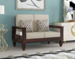 FrontWood Sheesham Wood Sofa Set With Side Magazine Holder - Image 52