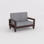 FrontWood Sheesham Wood Sofa Set With Side Magazine Holder - Image 73