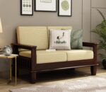Solid Sheesham Wood 6 Seater Sofa Set - Image 12