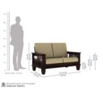 Solid Sheesham Wood 6 Seater Sofa Set - Image 18