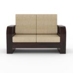 Sheesham Wood 2 Seater Sofa Set - Image 9