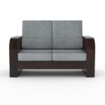 Sheesham Wood 6 Seater Sofa Set – Walnut Finish - Image 6