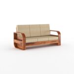 Sheesham Wood 5 Seater Sofa Set – Style B - Image 18