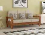 Sheesham Wood Sofa Set 3 Seater