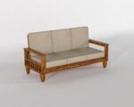 Sheesham Wood Sofa Set 3 Seater - Image 3