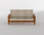 Sheesham Wood Sofa Set 3 Seater - Image 4