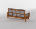 Sheesham Wood Sofa Set 3 Seater - Image 10