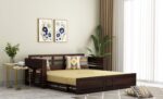 FrontWood Foster Solid Sheesham Wood 3 Seater Sofa Cum Bed - Image 9