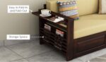 FrontWood Foster Solid Sheesham Wood 3 Seater Sofa Cum Bed - Image 11