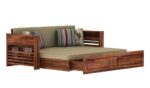 Solid Sheesham Wood Foster 3 Seater Sofa Cum Bed - Image 13