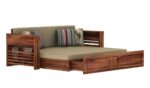 Solid Sheesham Wood Foster 3 Seater Sofa Cum Bed - Image 12