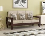 Sheesham Wood Sofa Set 3 Seater - Image 11