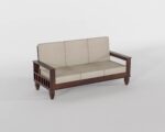 Sheesham Wood Sofa Set 3 Seater - Image 13