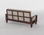 Sheesham Wood Sofa Set 3 Seater - Image 15