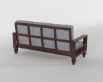 Sheesham Wood Sofa Set 3 Seater - Image 20