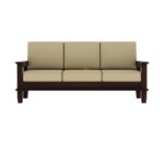 Sheesham Wood 3 Seater Sofa Set - Image 13