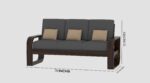 Sheesham Solid Wood 5 Seater Sofa Set Without Centre Table - Image 7