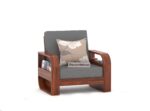 Sheesham Wood 6 Seater Sofa Set – Style B - Image 4