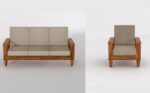 Sheesham Wood Sofa Set 4 Seater