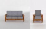 Sheesham Wood Sofa Set 4 Seater - Image 10