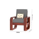 Sheesham Solid Wood 5 Seater Sofa Set Without Centre Table - Image 20