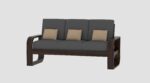 Sheesham Wood 6 Seater Sofa - Image 10