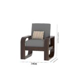Sheesham Solid Wood 5 Seater Sofa Set Without Centre Table - Image 10