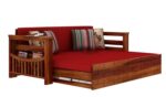 FrontWood Solid Sheesham Wood Sofa Cum Bed With Storage - Image 3