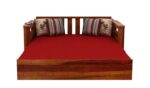 FrontWood Solid Sheesham Wood Sofa Cum Bed With Storage - Image 5