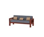 FrontWood Sheesham Wood Cushioned Sofa Set for Living Room - Image 5