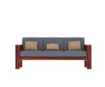FrontWood Sheesham Wood Cushioned Sofa Set for Living Room - Image 6