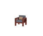 FrontWood Sheesham Wood Cushioned Sofa Set for Living Room - Image 8