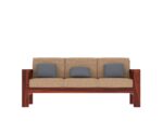 FrontWood Sheesham Wood Cushioned Sofa Set for Living Room - Image 12