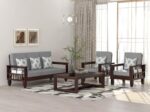 Sheesham Wood Sofa Set 5 Seater - Image 19