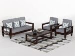 Sheesham Wood Sofa Set 5 Seater - Image 21