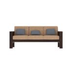 FrontWood Sheesham Wood Cushioned Sofa Set for Living Room - Image 27
