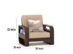 Sheesham Wood 5 Seater Sofa Set – Style B - Image 6