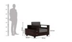 Sheesham Wood Sofa Set with 2 Drawer Storage – Walnut Finish - Image 6