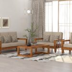 Sheesham Wood Sofa Set 6 Seater