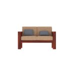 FrontWood Sheesham Wood Cushioned Sofa Set for Living Room - Image 38