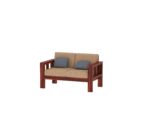 FrontWood Sheesham Wood Cushioned Sofa Set for Living Room - Image 39