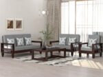 FrontWood Sheesham Wood Sofa Set With Side Magazine Holder - Image 83