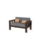 FrontWood Sheesham Wood Cushioned Sofa Set for Living Room - Image 43