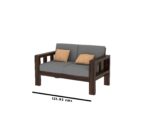 FrontWood Sheesham Wood Cushioned Sofa Set for Living Room - Image 44