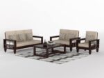 FrontWood Sheesham Wood Sofa Set With Side Magazine Holder - Image 89