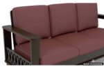 Sheesham Wood 6 Seater Standard Sofa Set – Natural Finish - Image 3