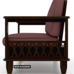Sheesham Wood 6 Seater Standard Sofa Set – Natural Finish - Image 4