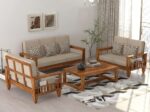 Sheesham Wood Sofa Set 7 Seater